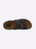 Franken-Schuhe Pantolette in schwarz