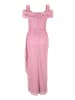 Vera Mont Abendkleid im Glitzer-Look in Rosé/Silver