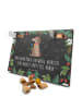 Mr. & Mrs. Panda Hund Adventskalender Hund Blume mit Spruch in Kreidetafel