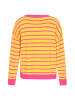 KIANNA Women Sweater in ORANGE MULTICOLOR