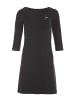 Winshape 3/4-Arm-A-Linien-Minikleid WK2 in schwarz