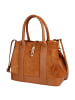 Florence Florence Schultertasche Leder tan, hellbraun ca. 36cm