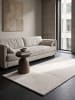 KADIMA DESIGN Teppichläufer Uni Antirutsch weich wohnlich Wohnzimmer Schlafzimmer in Creme