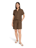 Betty Barclay Sommerhose mit elastischem Bund in Brown