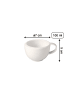 Villeroy & Boch 6er Set Mokka-/ Espressotasse NewMoon 50 ml weiß in weiß