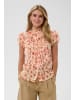 SAINT TROPEZ Langarm - Hemd LiljaSZ Gerade Passform in Seedpearl Valiant Daisy