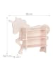 relaxdays Kinderregal "Einhorn" in Rosa - (B)66 x (H)54,5 x (T)13 cm