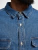 DENIM PROJECT DENIM PROJECT Flannel Hemd in mid blue denim