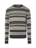 Nils Sundström Pullover in grau grün - 0002