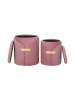 Kayoom Hocker Forcet 125 2er-Set in altrosa