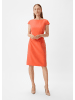 comma Kleid kurz in Orange