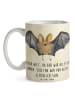 Mr. & Mrs. Panda Tasse mit Motiv Fledermaus Flügel mit Spruch in Naturpapier