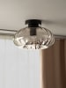 Osram Decor Smoke Glass Ceiling Deckenleuchte E27 Rauchglas