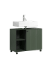 ebuy24 Waschbeckenunterschrank PureBliss Grün 80 x 42 cm