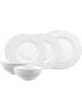 Villeroy & Boch 8-tlg. Einsteiger-Set Gray Pearl in Weiß – in weiß