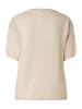 More & More weiter, leichter Kurzarmpullover in powder cream