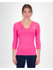 BIDI BADU Crew V-Neck Longsleeve - pink in Pink