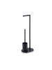 relaxdays WC Garnitur in Schwarz - (B)23 x (H)63 x (T)17 cm