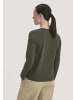 Hessnatur Hessnatur Longsleeve Relaxed aus Regenerative Organic Cotton (ROC) in vintage oliv