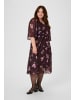 KAFFE curve Kleid KCclara Regular fit in Black Coffee/Multi col.Flowers