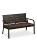 relaxdays Gartenbank in Braun - (B)118 x (H)78 x (T)66 cm