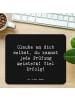 Mr. & Mrs. Panda Mauspad Spruch Prüfungen bestehen mit Spruch in Schwarz