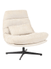 Beliani 3-tlg Sessel TOVIK in Beige/Schwarz