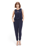 Vera Mont Jumpsuit im Glitzer-Look in Patch Dark Blue/Dark Blue