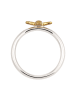 Elli Ring 925 Sterling Silber Biene in Zweifarbig