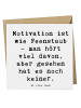 Klappkarte Spruch Magische Motivation mit Spruch in Weiß