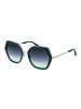 Ana Hickmann Frauen Sonnenbrille Geometrisch Grün