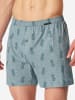 Schiesser Boxer Boxershorts in dunkelblau,türkis