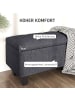 HOMCOM Sitzbank-138L x 40B x 45H cm-Dunkelgrau