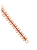 faina Women Bracelet in Rose Gold Red