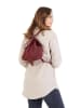 Bruno Banani Rucksack echt Leder in rot