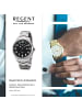 Regent Armbanduhr Regent Metallarmband silber groß (ca. 41mm)