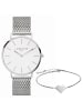 LIEBESKIND BERLIN Uhr & Armband Set Minimalistic Hearts in silber