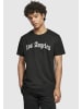Mister Tee Mister Tee Herren Los Angeles Wording Tee in black