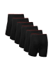 DANISH ENDURANCE Boxershorts Bamboo Trunks Extra Long in schwarz