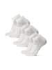 DANISH ENDURANCE Socken Aero Cycling Low-Cut in white/white/black