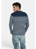 Salzhaut Sweatshirt EBB - RINGEL in Navy Offwhite