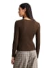 Marc O'Polo DENIM Rippstrick-Cardigan slim in Hazelnut Brown