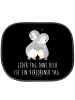 Mr. & Mrs. Panda Hitzeschutz Auto Pinguine Kuscheln mit Spruch in Schwarz