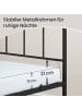 VASAGLE Bettgestell Conner in Schwarz - (B)90 x (H)87 x (T)200 cm