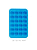 relaxdays 4 x Eiswürfelform in Blau/ Transparent