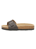 EVERAU Australia Leder Sandalen Swan in Braunes geöltes Leder