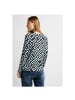Cecil Langarmshirt in black melange