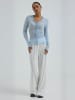 Seamless Basic Top Cotton in Hazy Sky