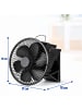 relaxdays Kaminventilator in Schwarz - (B)17 x (H)19 x (T)19 cm