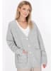 DreiMaster Damen Cardigan in Grau Melange